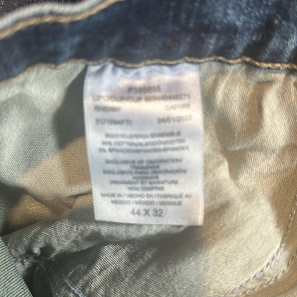 Dickies genuine Men's Blue denim Jeans zipper &  multiple pockets side tab 44x32 - Picture 6 of 12